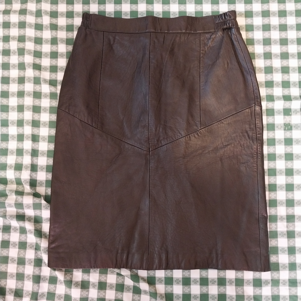 Leather Skirt